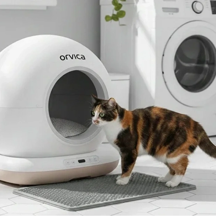 USLUCAN ALIŞVERİŞ HD Kameralı Akıllı Kedi Tuvaleti