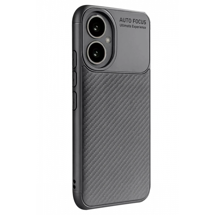 USLUCAN ALIŞVERİŞ Honor 400 Kılıf Auto Focus Karbon Kapak - Gri