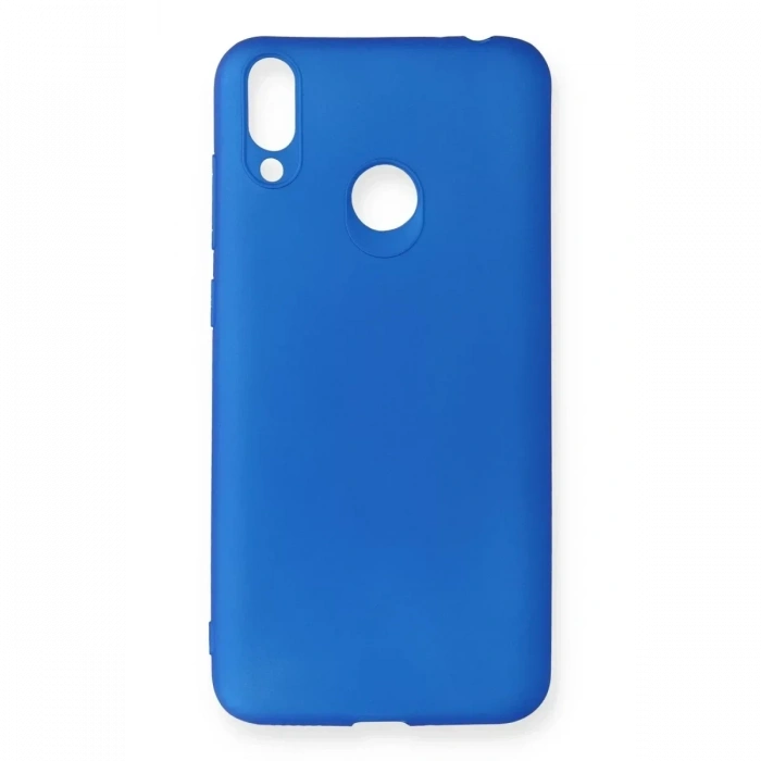 USLUCAN ALIŞVERİŞ Huawei Honor 8C Kılıf First Silikon - Mavi
