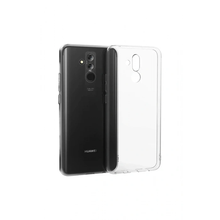 USLUCAN ALIŞVERİŞ Huawei Mate 20 Lite Kılıf Lüx Şeffaf Silikon