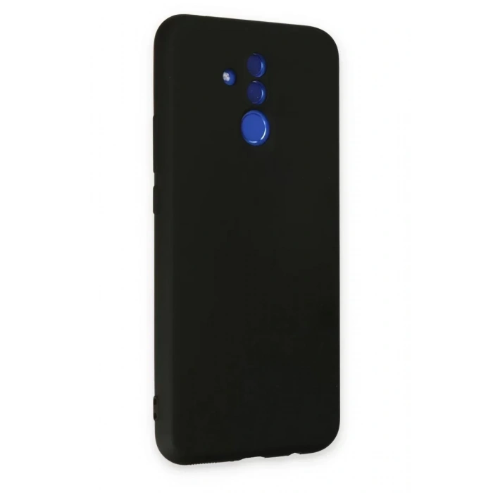 USLUCAN ALIŞVERİŞ Huawei Mate 20 Lite Kılıf Nano içi Kadife Silikon - Siyah