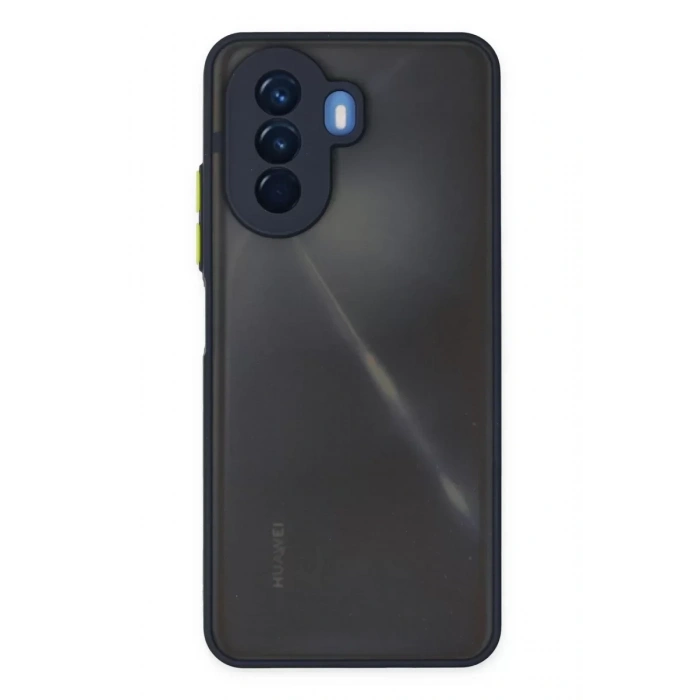 USLUCAN ALIŞVERİŞ Huawei Nova Y70 Kılıf Montreal Silikon Kapak - Lacivert