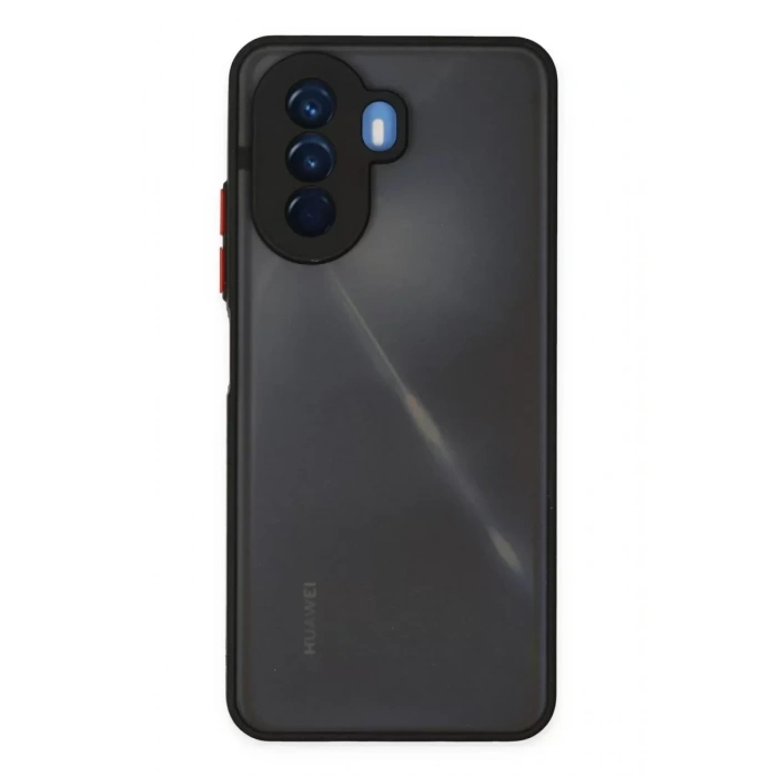 USLUCAN ALIŞVERİŞ Huawei Nova Y70 Kılıf Montreal Silikon Kapak - Siyah