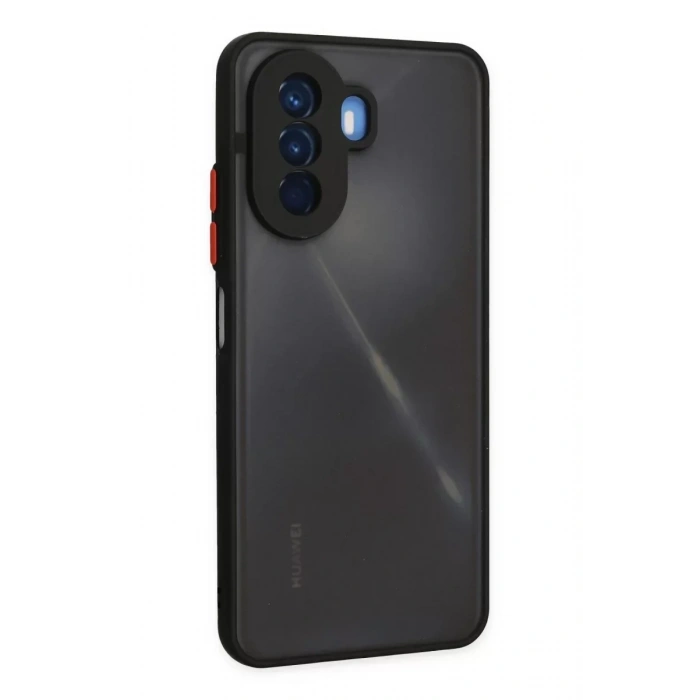 USLUCAN ALIŞVERİŞ Huawei Nova Y70 Kılıf Montreal Silikon Kapak - Siyah