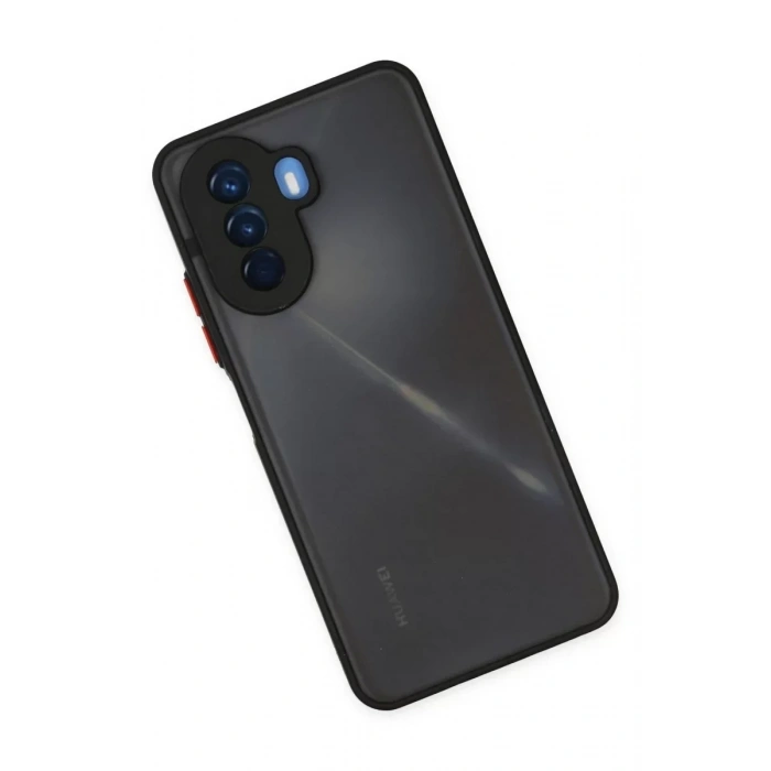 USLUCAN ALIŞVERİŞ Huawei Nova Y70 Kılıf Montreal Silikon Kapak - Siyah