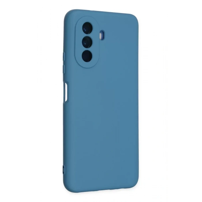 USLUCAN ALIŞVERİŞ Huawei Nova Y70 Kılıf Nano içi Kadife Silikon - Mavi