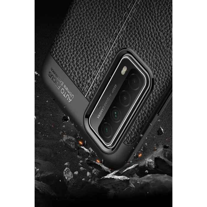 USLUCAN ALIŞVERİŞ Huawei P Smart 2021 Kılıf Auto Focus Kapak - Kırmızı