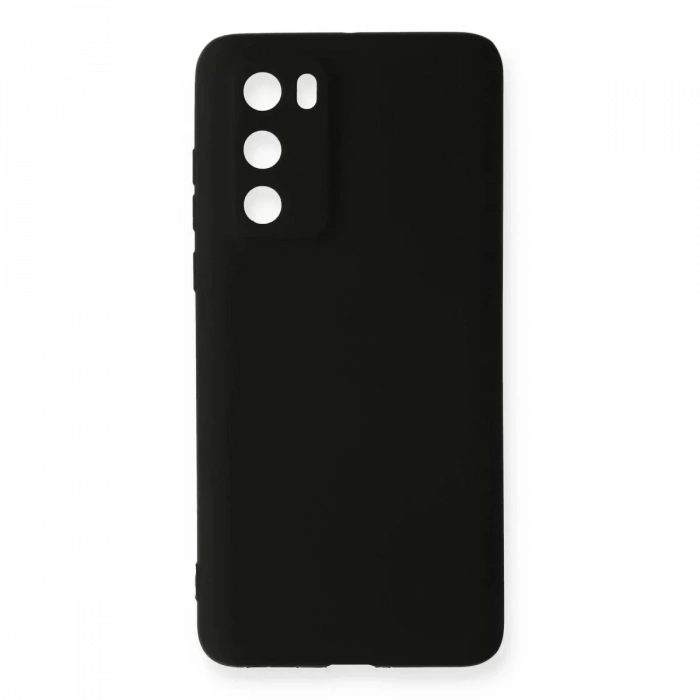 USLUCAN ALIŞVERİŞ Huawei P40 Kılıf First Silikon - Siyah
