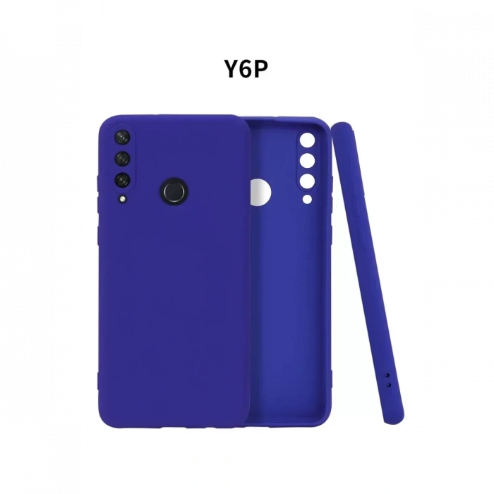 USLUCAN ALIŞVERİŞ Huawei Y6P Kılıf First Silikon - Lacivert