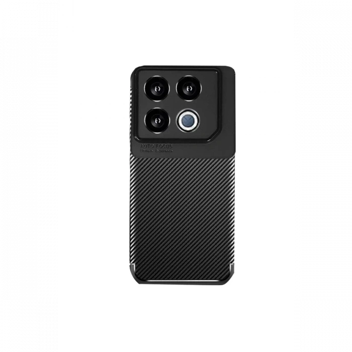 USLUCAN ALIŞVERİŞ İnfinix GT 20 Pro Kılıf Auto Focus Karbon Kapak - Siyah