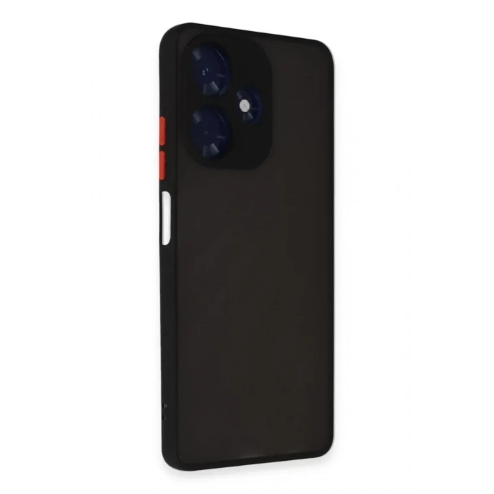 USLUCAN ALIŞVERİŞ İnfinix Hot 30 4G Kılıf Montreal Silikon Kapak - Siyah