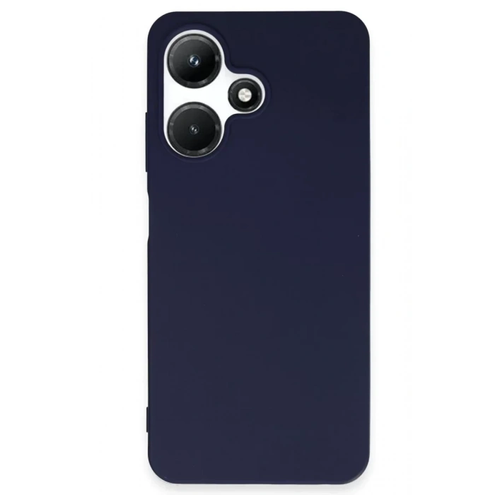 USLUCAN ALIŞVERİŞ İnfinix Hot 30i Kılıf First Silikon - Lacivert
