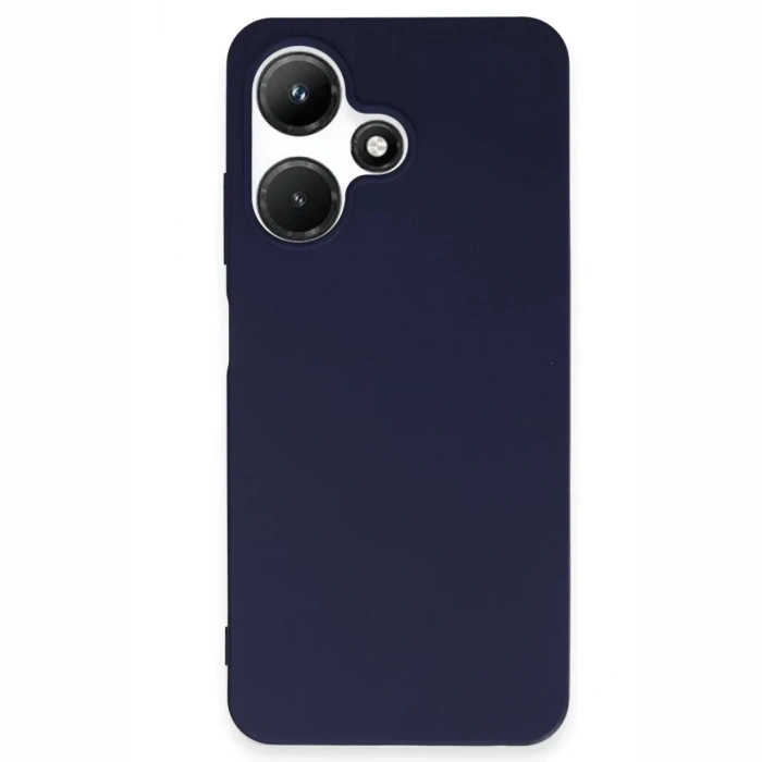 USLUCAN ALIŞVERİŞ İnfinix Hot 30i Kılıf First Silikon - Lacivert