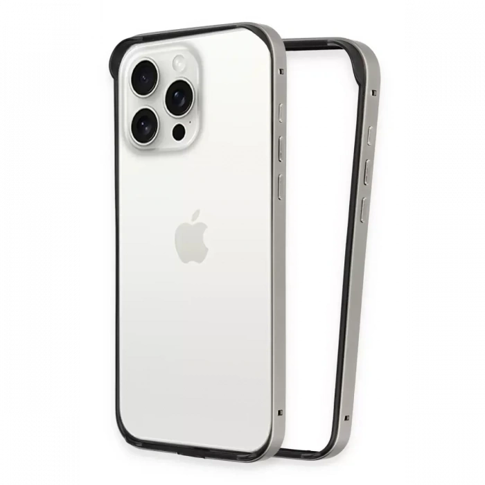 USLUCAN ALIŞVERİŞ iPhone 14 Pro Land Bumper Koruma Kapak - Titan Gri