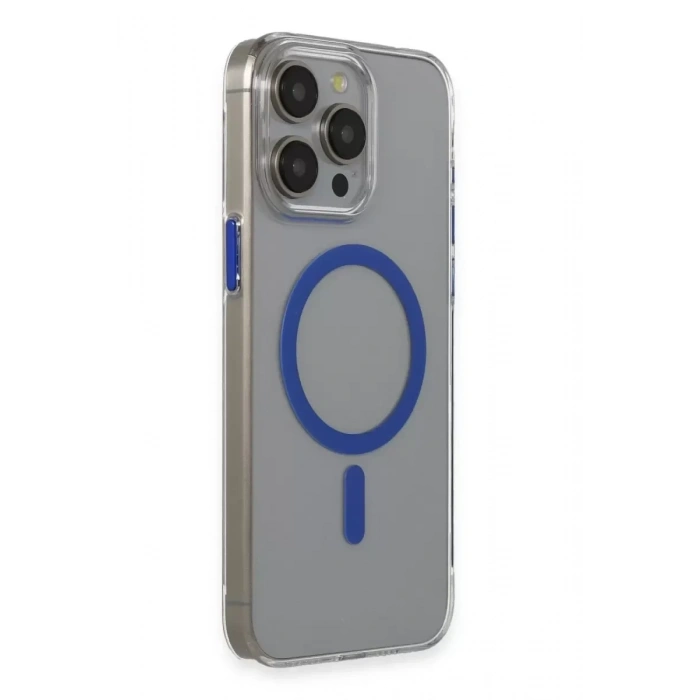 USLUCAN ALIŞVERİŞ iPhone 15 Pro Max Bubble Magsafe Kapak - Lacivert