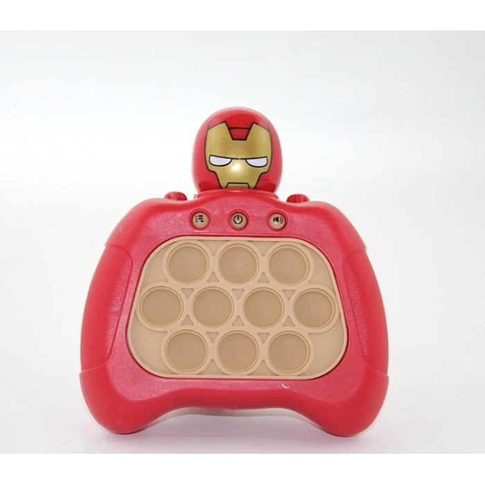 USLUCAN ALIŞVERİŞ Işıklı Müzikli Iron Man Pop-It