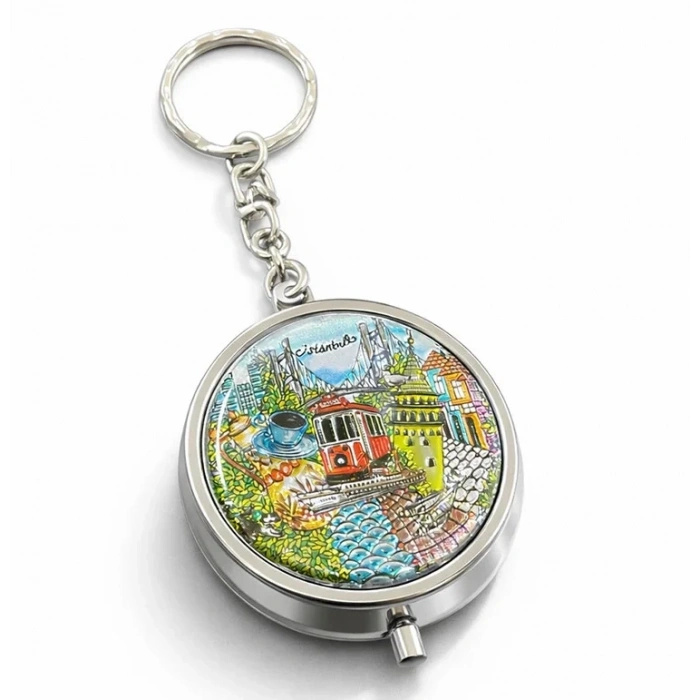 USLUCAN ALIŞVERİŞ İstanbul Temalı Küllük Anahtarlık