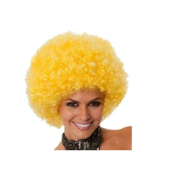 USLUCAN ALIŞVERİŞ Kabarık Bonus Peruk Saç - Sarı