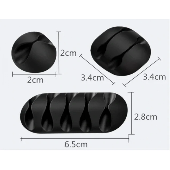 USLUCAN ALIŞVERİŞ Kablo Düzenleyici Set 16 Parça