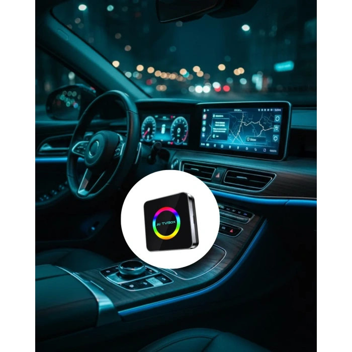 USLUCAN ALIŞVERİŞ Kablosuz Android Auto CarPlay Destekli Araç Multimedya Adaptörü