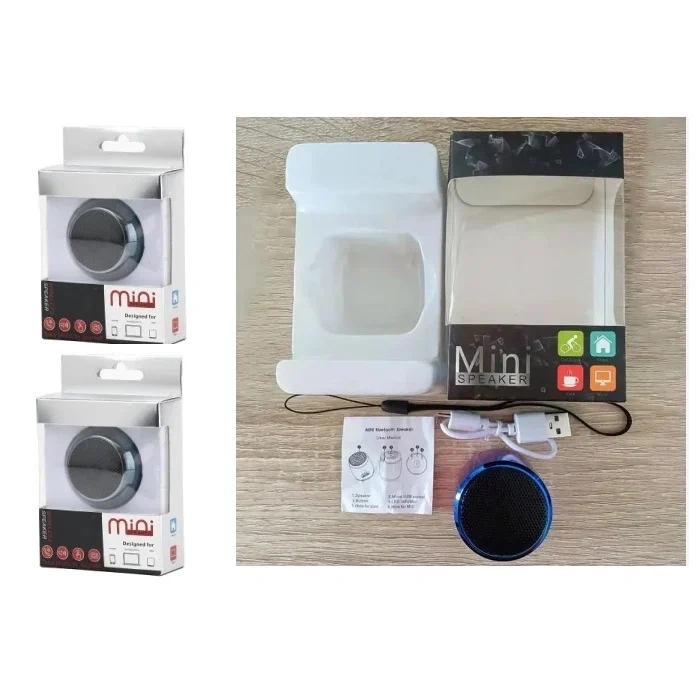 USLUCAN ALIŞVERİŞ Kablosuz Bluetooth Hoparlör - Ses Bombası 2li Set Tek Bağlantıda