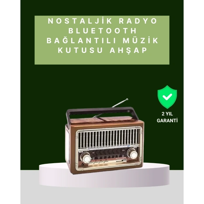 USLUCAN ALIŞVERİŞ Kablosuz Bluetooth Hoparlör ve FM Radyo