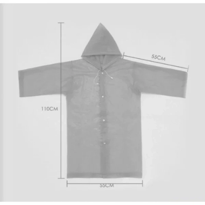 USLUCAN ALIŞVERİŞ Kapüşonlu Çocuk Yağmurluk