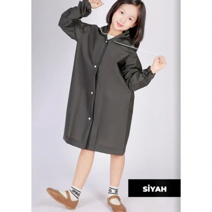 USLUCAN ALIŞVERİŞ Kapüşonlu Çocuk Yağmurluk