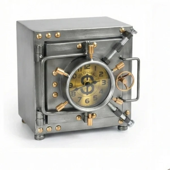 USLUCAN ALIŞVERİŞ Kasa Tasarımlı Masaüstü Saat