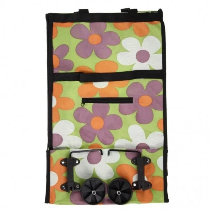 USLUCAN ALIŞVERİŞ Katlanabilir Pazar Arabası