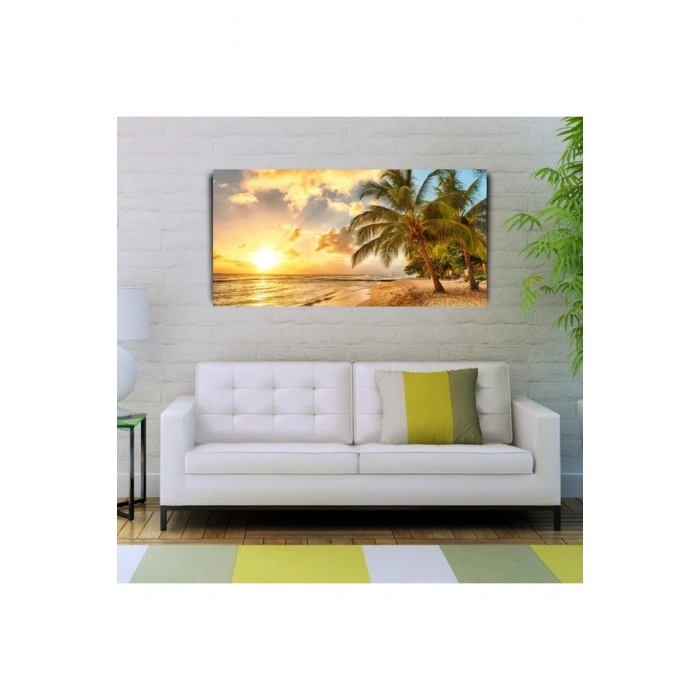 USLUCAN ALIŞVERİŞ Kayıp Ada Canvas Tablo (60x120)