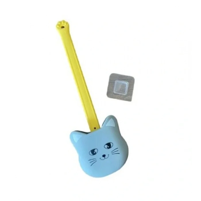 USLUCAN ALIŞVERİŞ Kedi Tasarımlı Ergonomik Tuvalet Fırçası