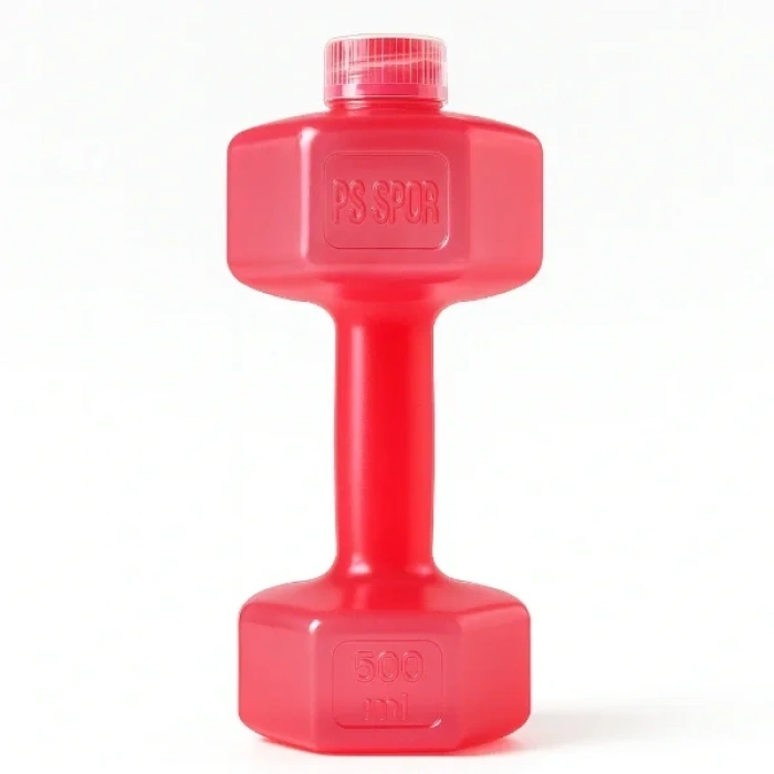 USLUCAN ALIŞVERİŞ Kırmızı Dambıl Suluk 500 ml