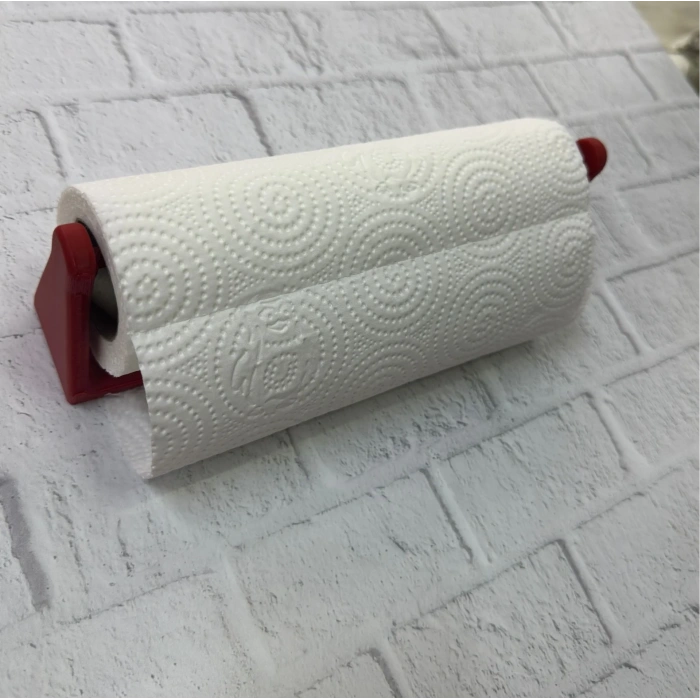 USLUCAN ALIŞVERİŞ Kırmızı Peçete Askısı Mutfak Duvar Tipi Peçetelik Organizer