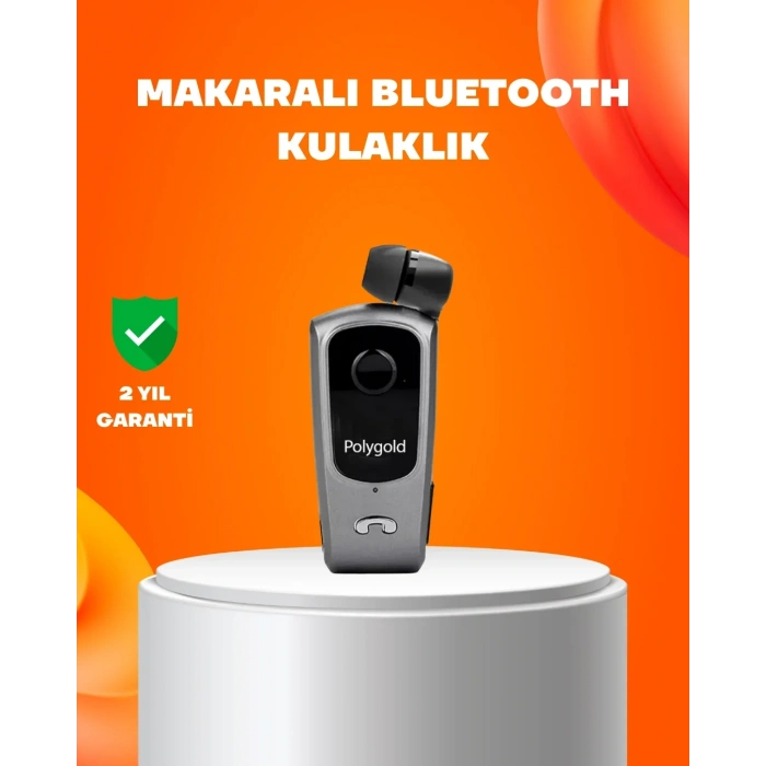 USLUCAN ALIŞVERİŞ Klipsli Tasarımlı Bluetooth Kulaklık Uzun Pil Ömrü