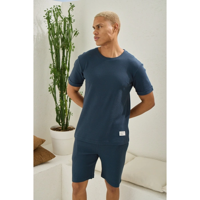 USLUCAN ALIŞVERİŞ Kocabey 2020 Erkek O Yaka Şortlu Takım