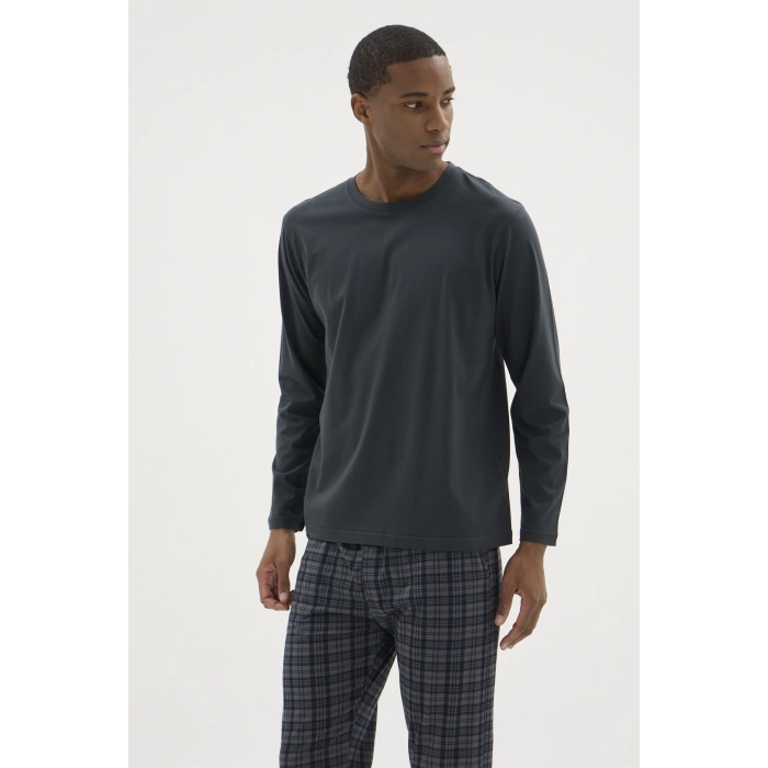 USLUCAN ALIŞVERİŞ Kocabey 9273 Erkek  O Yaka Pijama Takımı