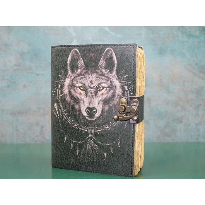 USLUCAN ALIŞVERİŞ Kurt Büstü Deri Defter