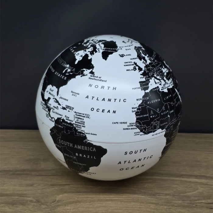 USLUCAN ALIŞVERİŞ LED Işıklı 360 Derece Dönen Dünya Küresi