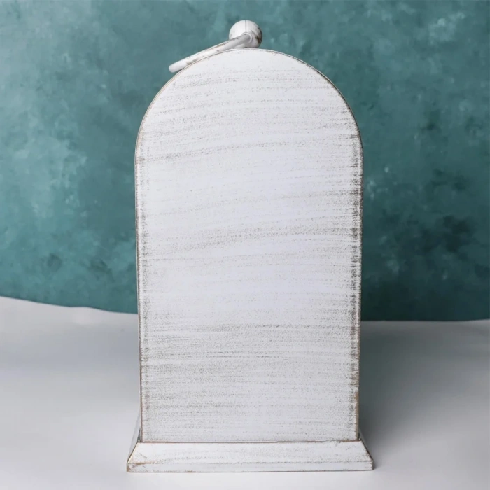 USLUCAN ALIŞVERİŞ LED Işıklı Eskitme Şömine Saat