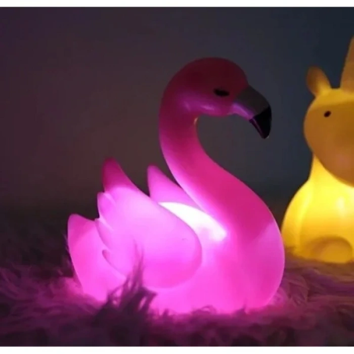 USLUCAN ALIŞVERİŞ LED Işıklı Flamingo Masa Lambası