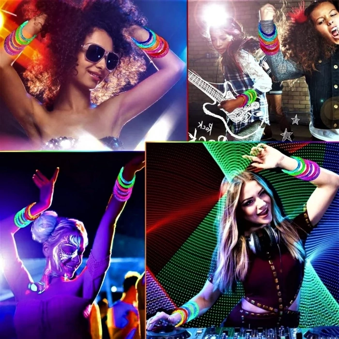 USLUCAN ALIŞVERİŞ LED Işıklı Pilli Parti Bilekliği