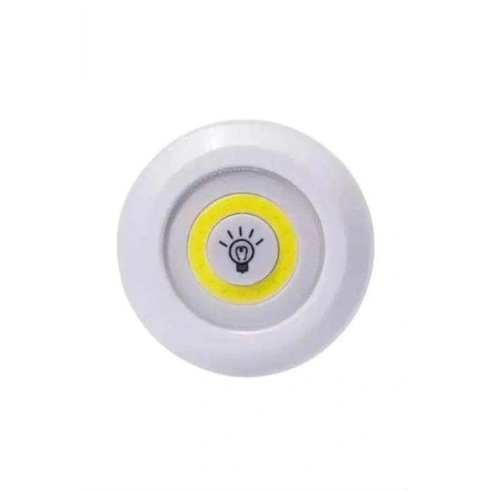 USLUCAN ALIŞVERİŞ Led Lamba 3lü Uzaktan Kumandalı Yapışkanlı