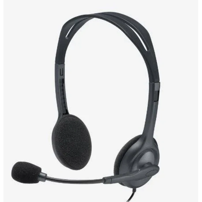 USLUCAN ALIŞVERİŞ LOGITECH H111 STEREO KULAKLIK SİYAH 981-000593