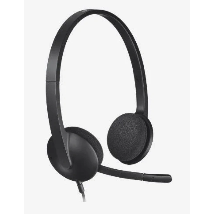 USLUCAN ALIŞVERİŞ LOGITECH H340 USB SİYAH KULAKLIK 981-000475