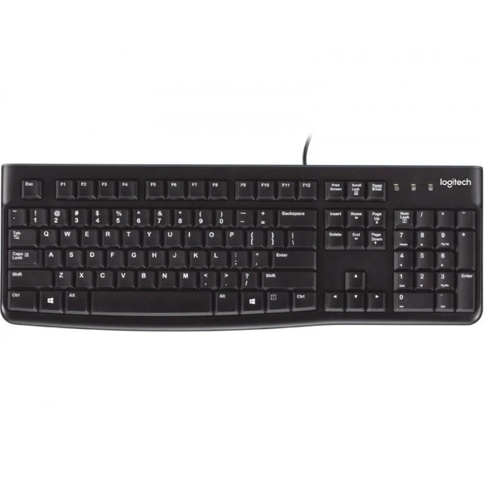 USLUCAN ALIŞVERİŞ LOGITECH K120 Q USB KABLOLU KLAVYE SİYAH 920-002505