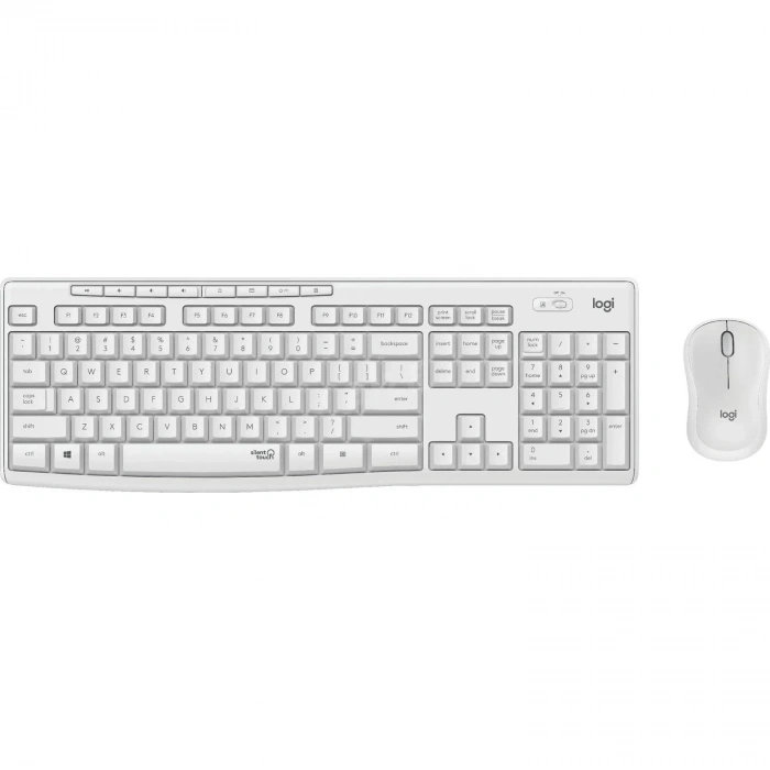 USLUCAN ALIŞVERİŞ LOGITECH MK295 Q TR SESSİZ KABLOSUZ KLAVYE MOUSE SET BEYAZ 920-010089