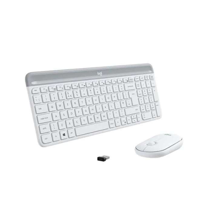 USLUCAN ALIŞVERİŞ LOGITECH MK470 Q TR INCE KABLOSUZ KLAVYE MOUSE SET BEYAZ 920-009436