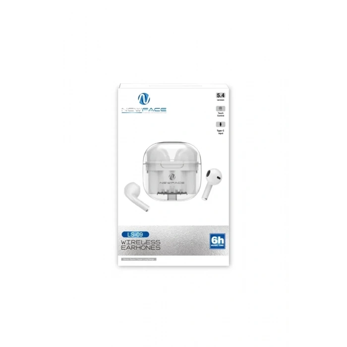 USLUCAN ALIŞVERİŞ LS-09 Bluetooth 5.3 TWS Kablosuz Airpods Kulaklık - Mavi