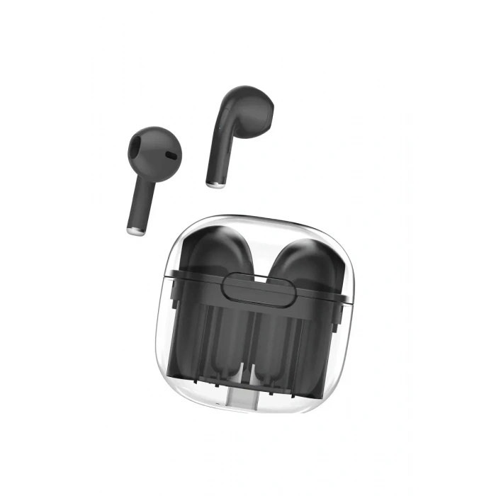 USLUCAN ALIŞVERİŞ LS-09 Bluetooth 5.3 TWS Kablosuz Airpods Kulaklık - Siyah